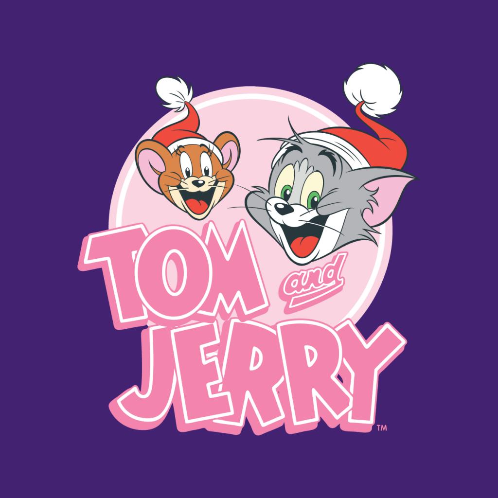 Tom and Jerry Christmas Wearing Festive Hats Women's product image 7