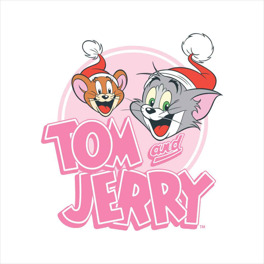 Tom and Jerry Christmas Wearing Festive Hats Men's T-Shirt product image 2