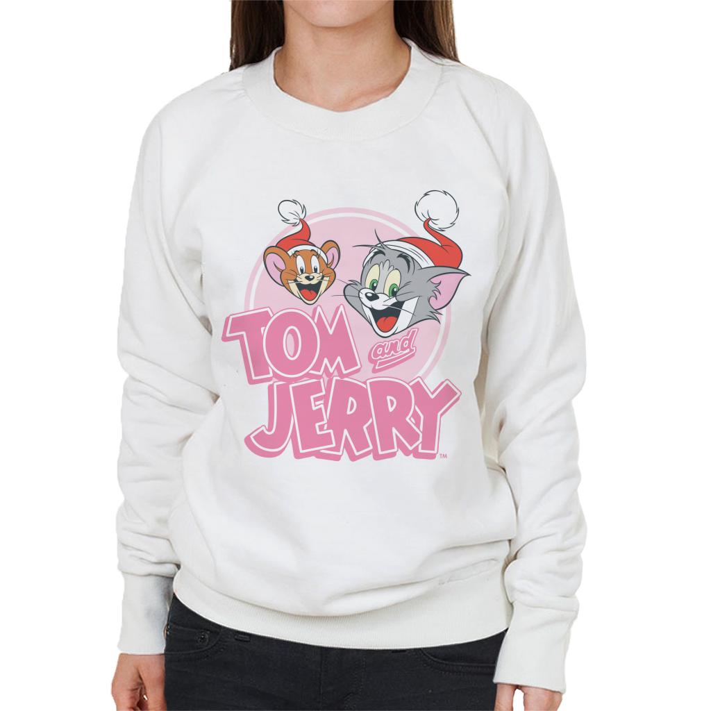 Tom and Jerry Christmas Wearing Festive Hats Women's product image 1