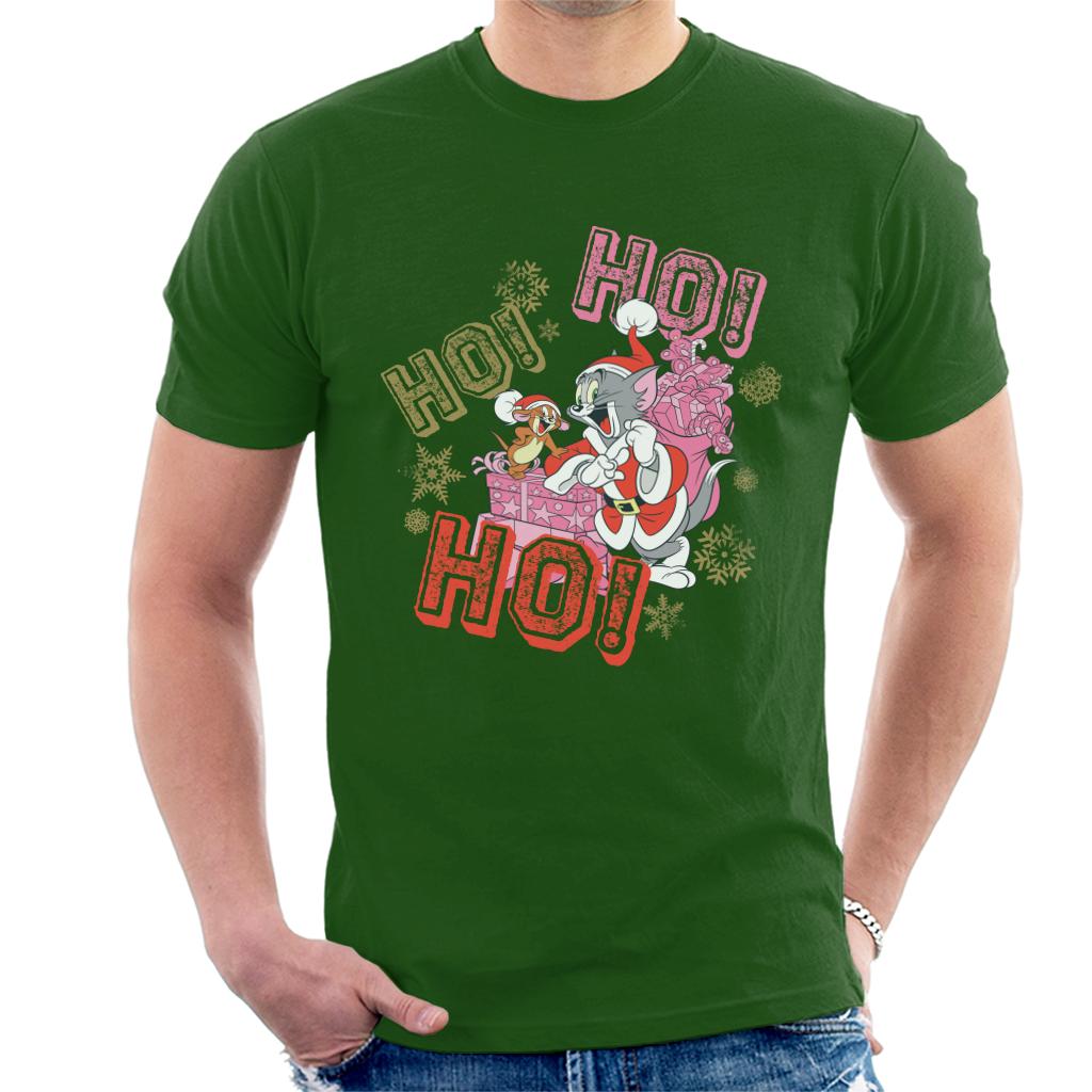 Tom and Jerry Christmas Ho Ho Ho Men's T-Shirt product image 4