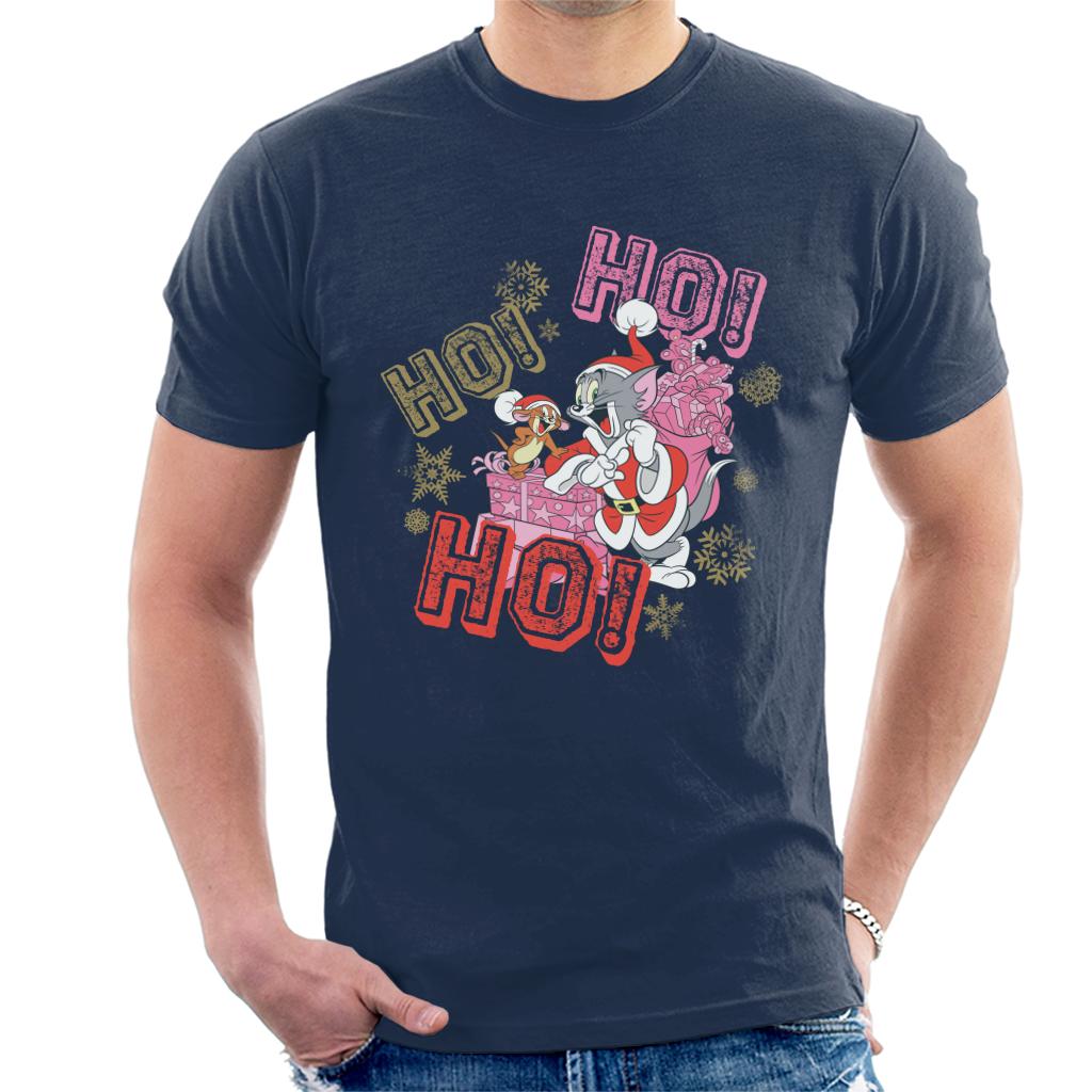 Tom and Jerry Christmas Ho Ho Ho Men's T-Shirt product image 1