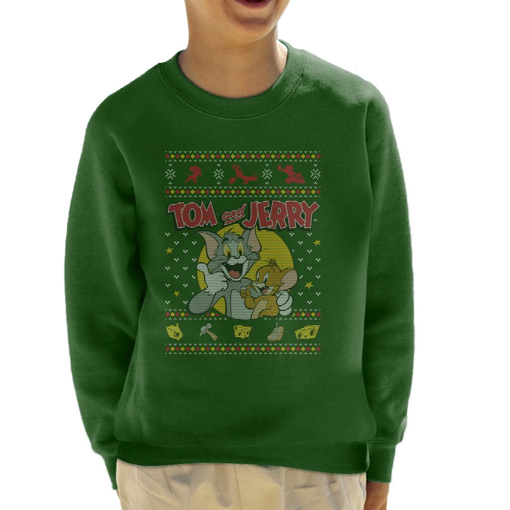 Tom and Jerry Christmas Traps Kid's Sweatshirt product image 6