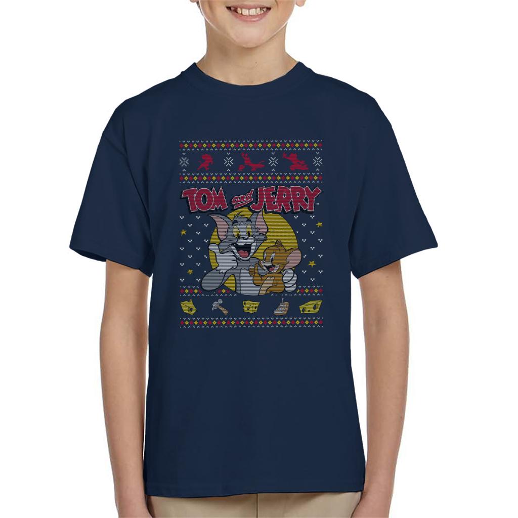 Tom and Jerry Christmas Traps Kid's T-Shirt product image 1