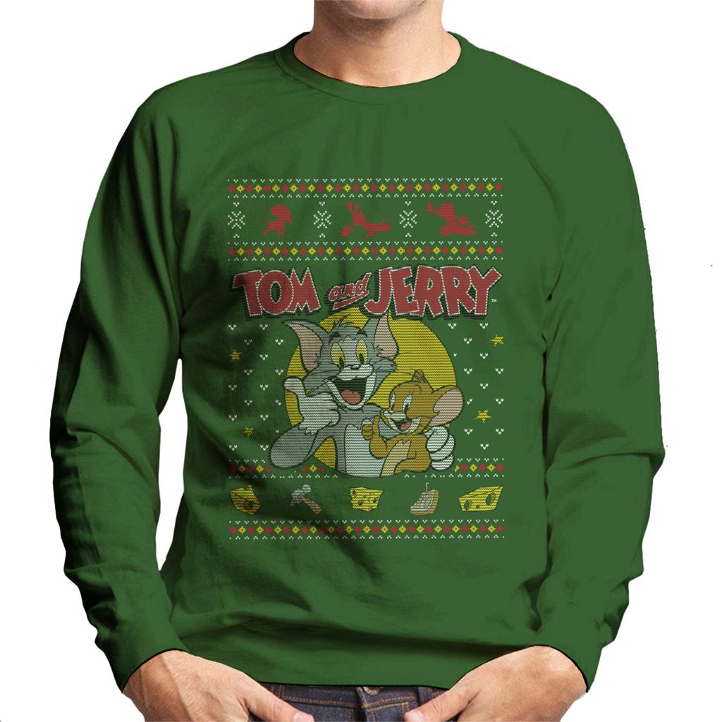 Tom and Jerry Christmas Traps Men's Sweatshirt product image 4