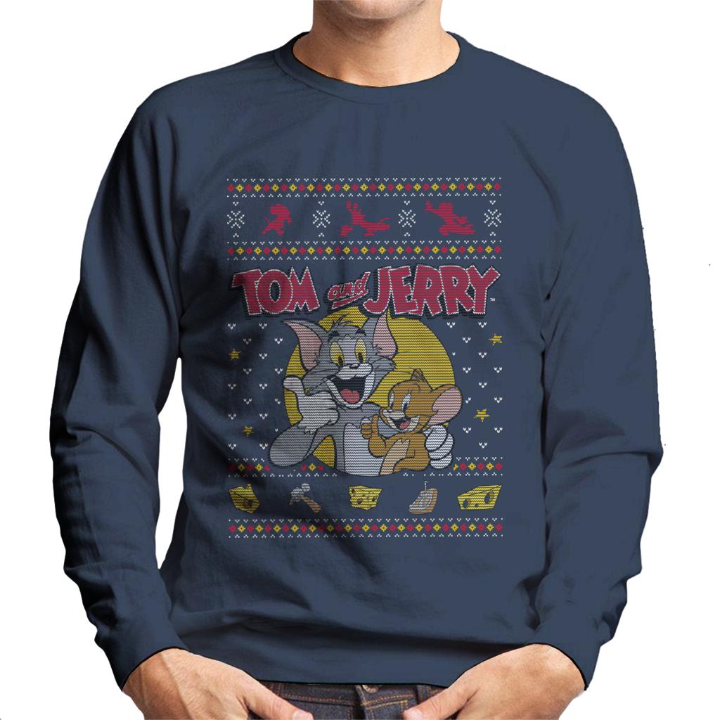Tom and Jerry Christmas Traps Men's Sweatshirt product image 1