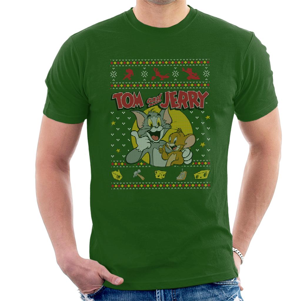 Tom and Jerry Christmas Traps Men's T-Shirt product image 4