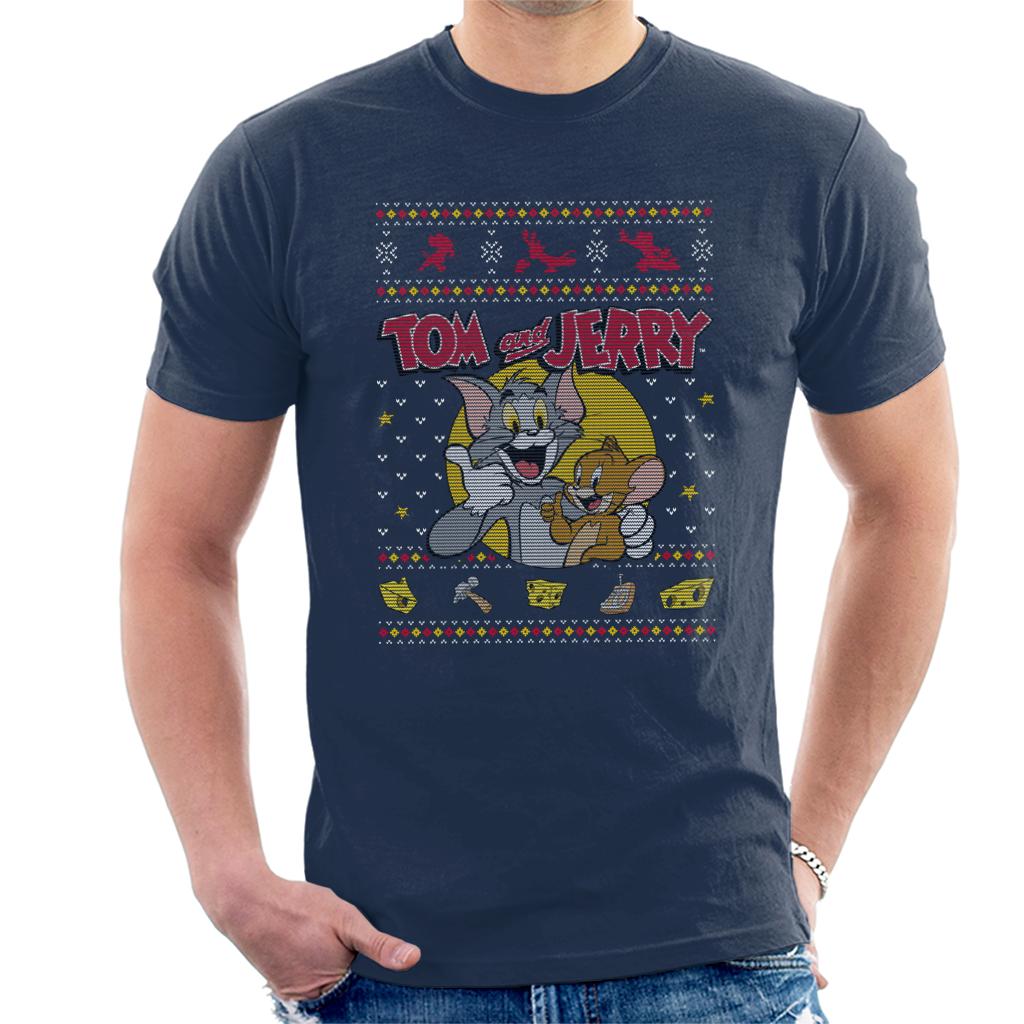 Tom and Jerry Christmas Traps Men's T-Shirt product image 1