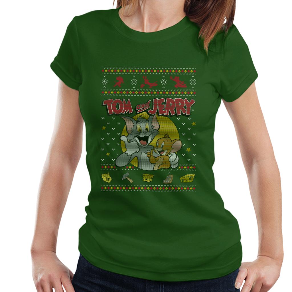Tom and Jerry Christmas Traps Women's T-Shirt product image 4