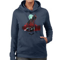 The Batman Gotham City Moon Montage Women's Hooded product image 1