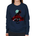 The Batman Gotham City Moon Montage Women's Sweatshirt product image 1