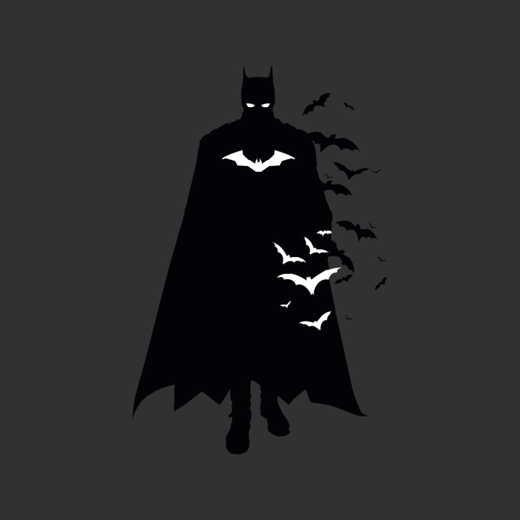 The Batman Silhouette White Bats Men's Sweatshirt product image 2