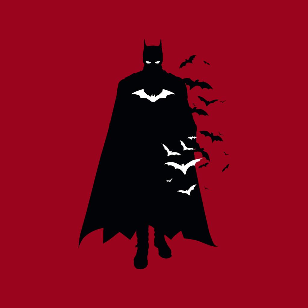 The Batman Silhouette White Bats Women's Sweatshirt product image 7