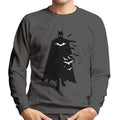 The Batman Silhouette White Bats Men's Sweatshirt product image 1
