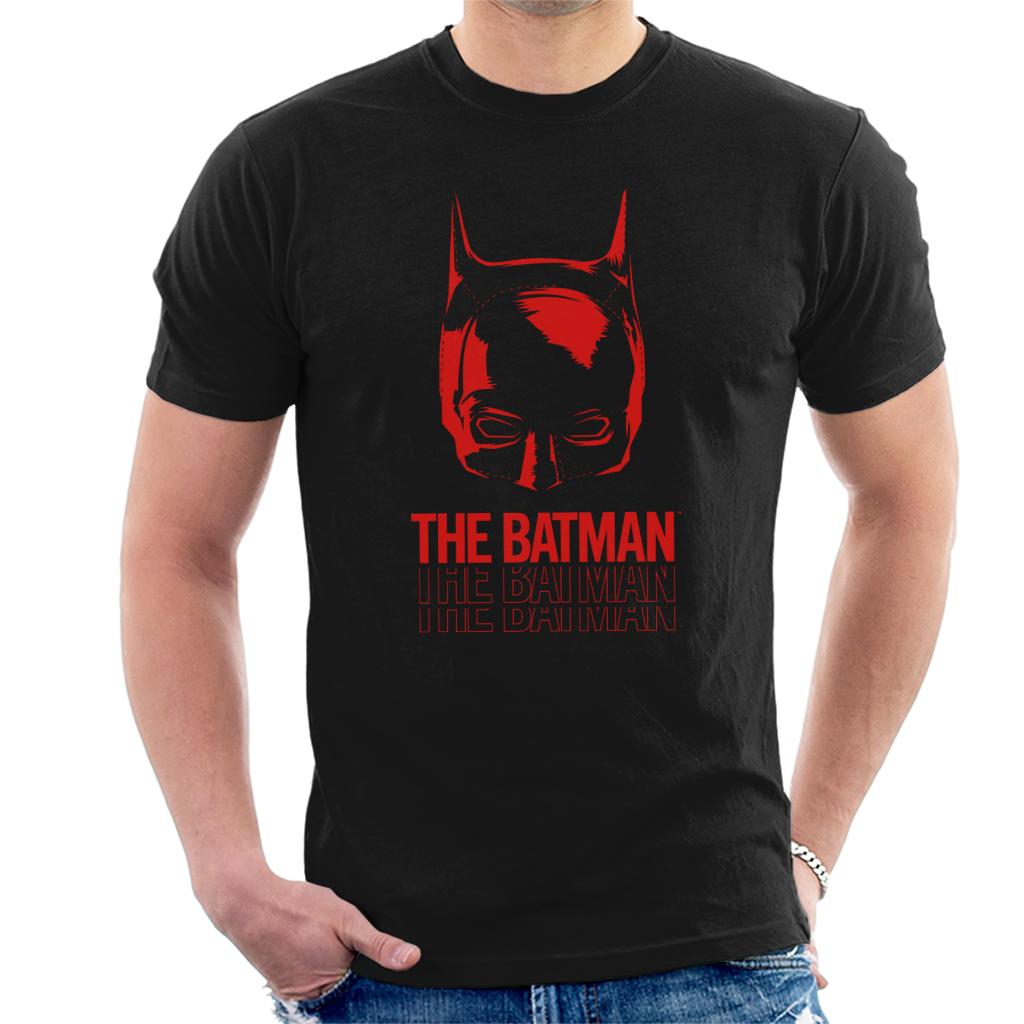The Batman Red Mask Men's T-Shirt product image 1