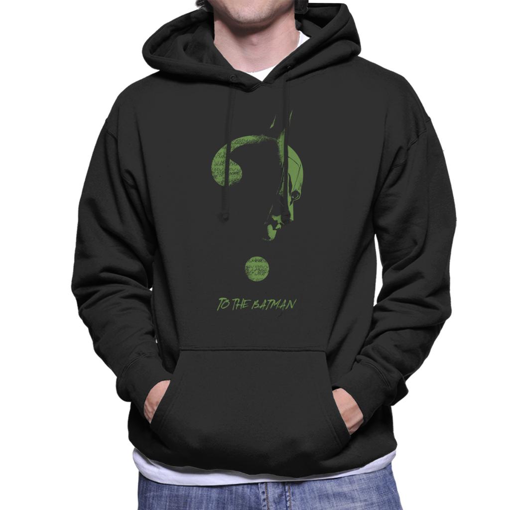 The Batman Riddler Question Mark Men's Hooded Sweatshirt product image 1
