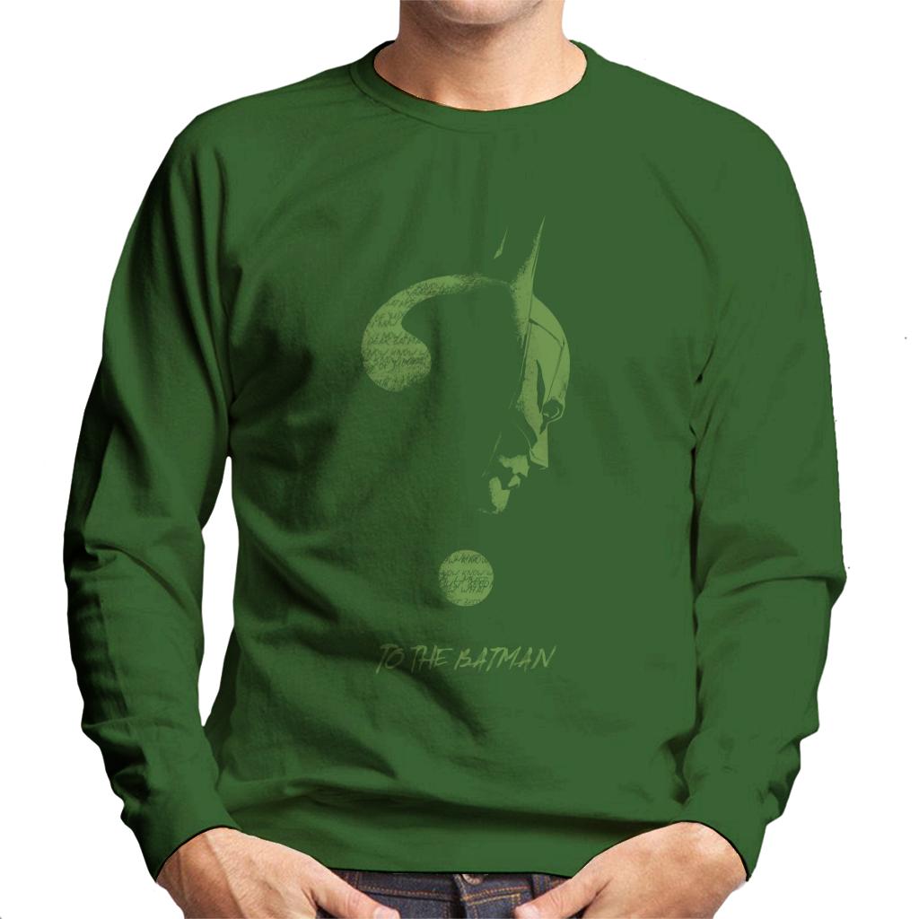The Batman Riddler Question Mark Men's Sweatshirt product image 4