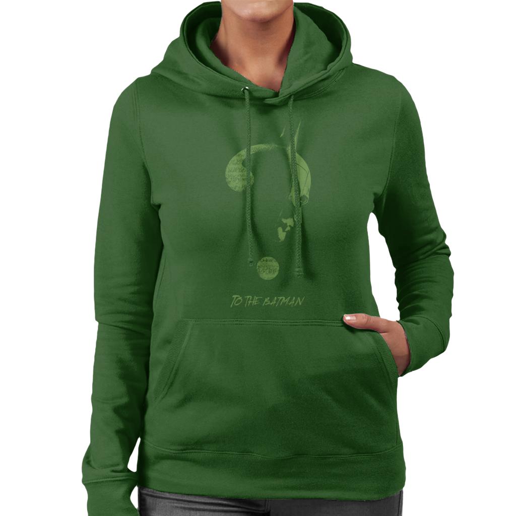 The Batman Riddler Question Mark Women's Hooded Sweatshirt product image 4