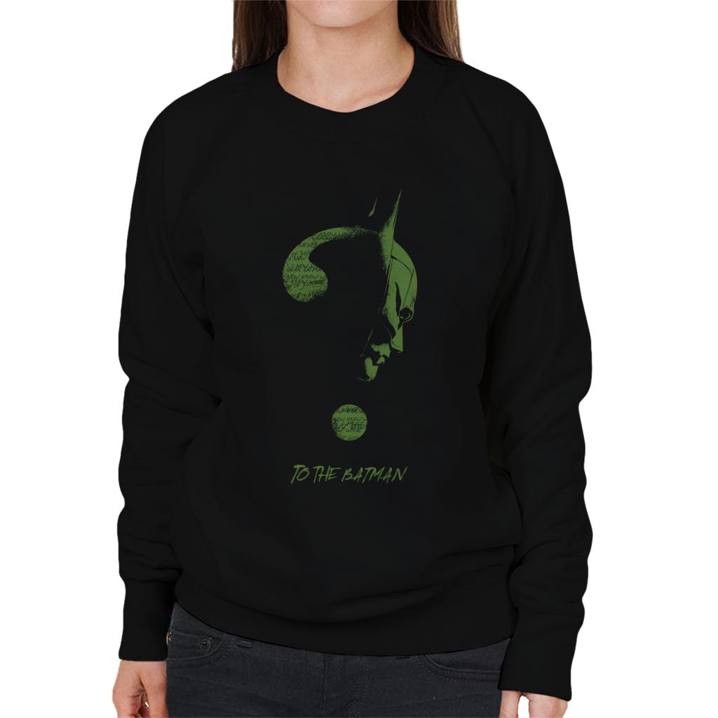 The Batman Riddler Question Mark Women's Sweatshirt product image 1