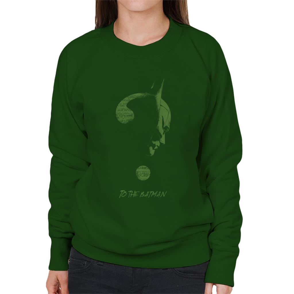 The Batman Riddler Question Mark Women's Sweatshirt product image 4