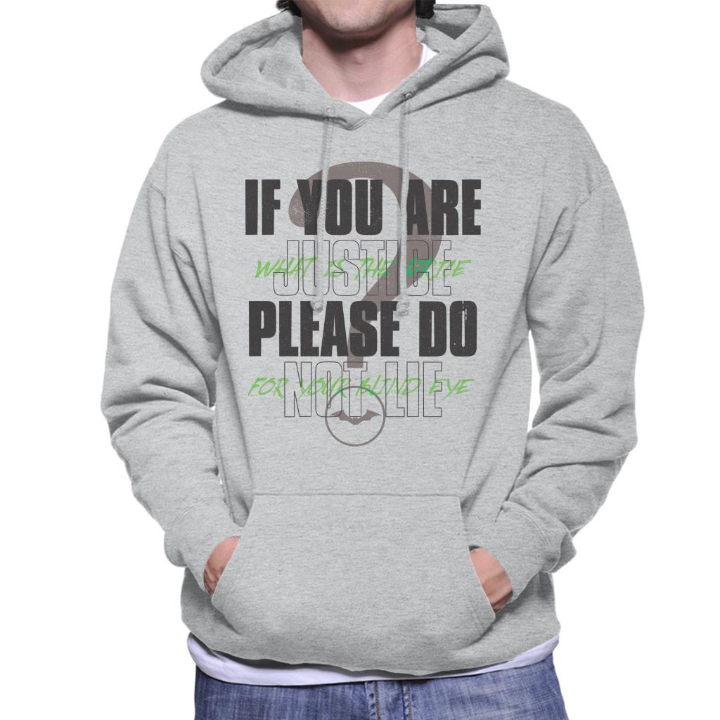 The Batman Riddler If You Are Justice Please Do Not Lie product image 1