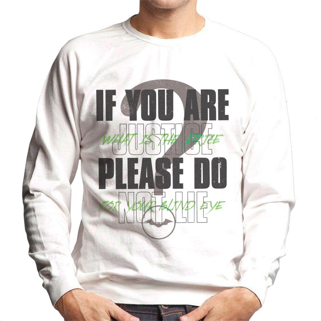 The Batman Riddler If You Are Justice Please Do Not Lie product image 4