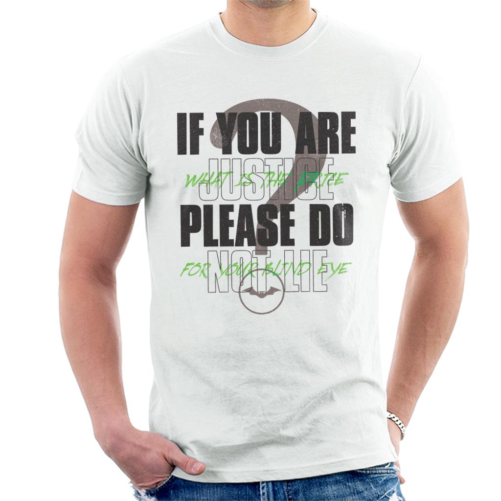 The Batman Riddler If You Are Justice Please Do Not Lie product image 4