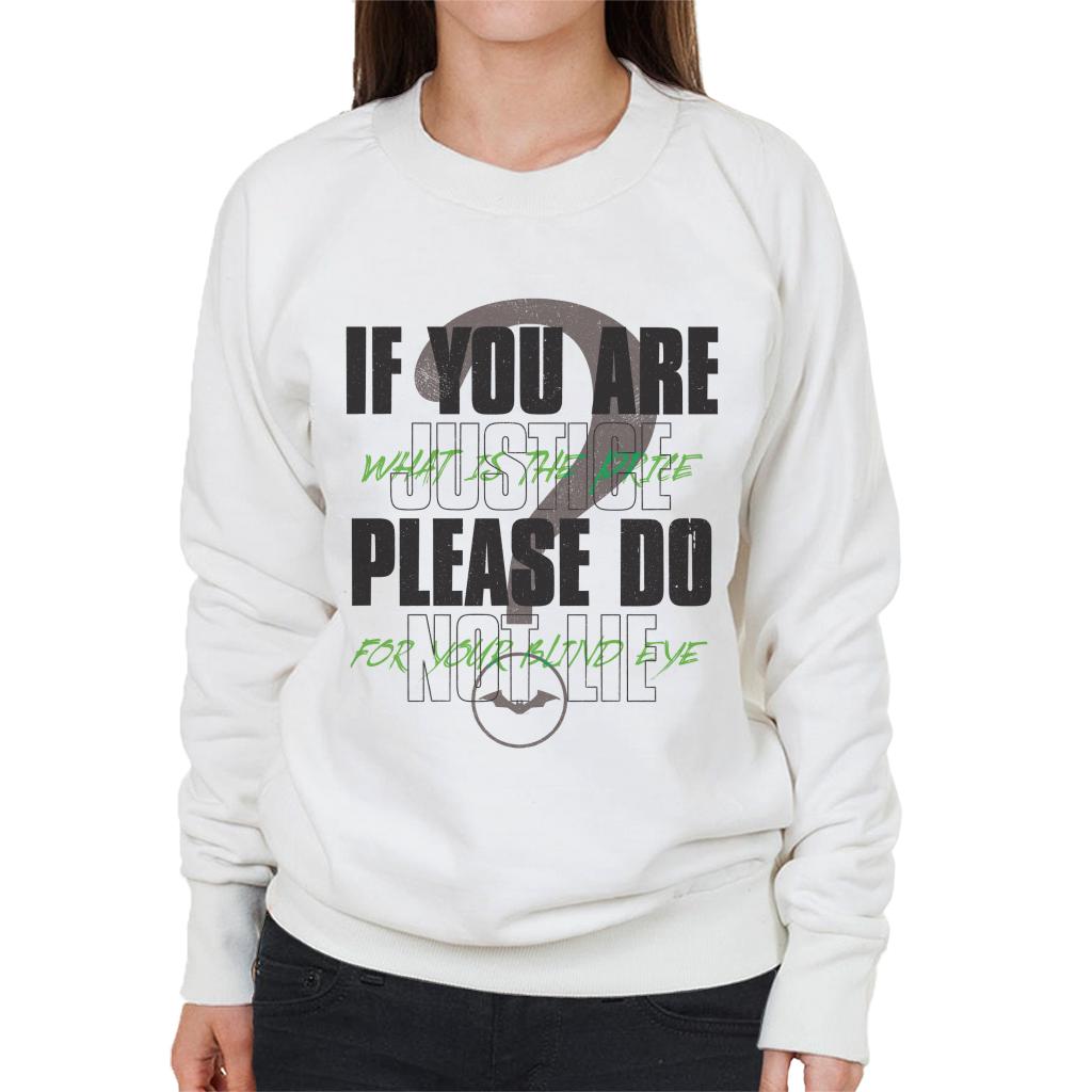The Batman Riddler If You Are Justice Please Do Not Lie product image 4