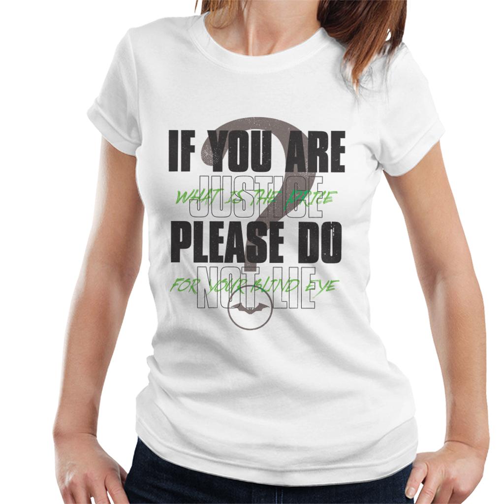 The Batman Riddler If You Are Justice Please Do Not Lie product image 4