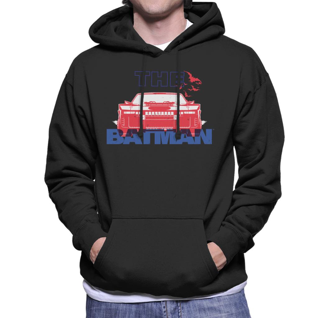 The Batman Red Batmobile Men's Hooded Sweatshirt product image 1