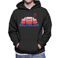 The Batman Red Batmobile Men's Hooded Sweatshirt product image 1