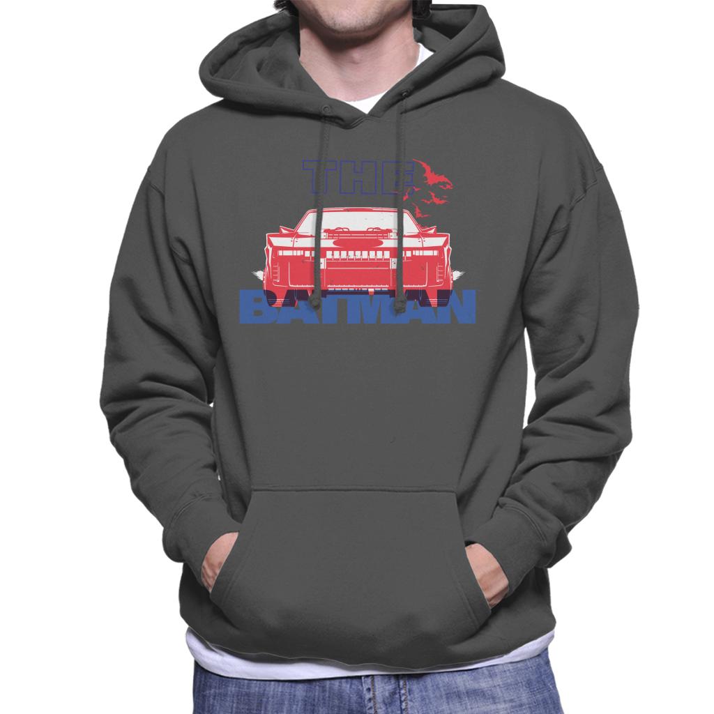 The Batman Red Batmobile Men's Hooded Sweatshirt product image 4