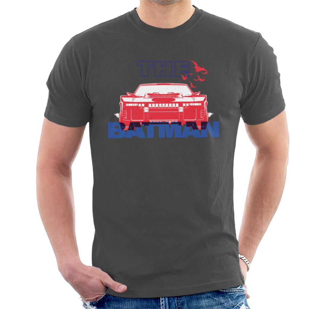 The Batman Red Batmobile Men's T-Shirt product image 4