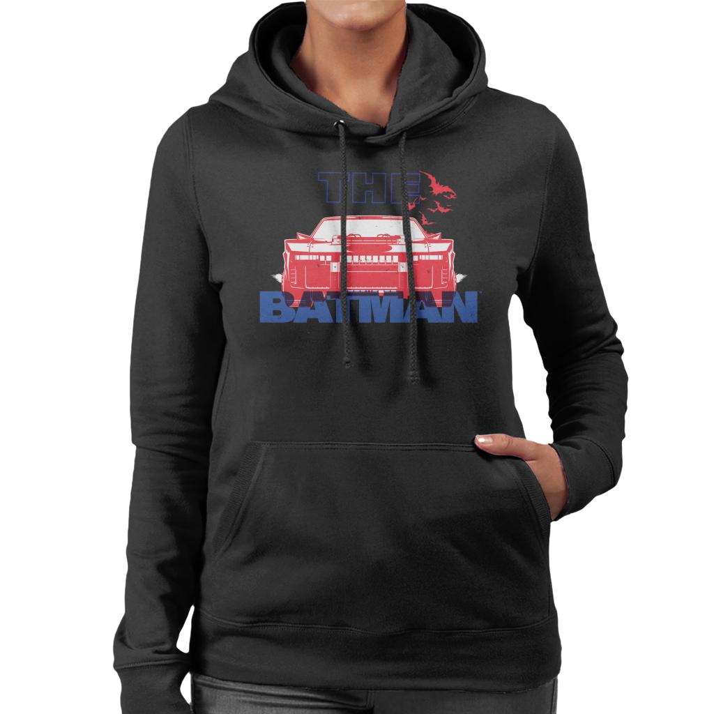 The Batman Red Batmobile Women's Hooded Sweatshirt product image 1