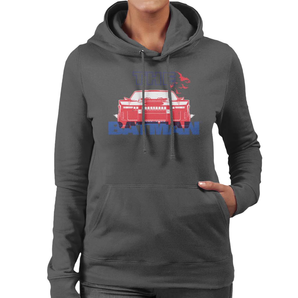 The Batman Red Batmobile Women's Hooded Sweatshirt product image 4