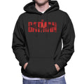 The Batman Red Logo Bat Signal Men's Hooded Sweatshirt product image 1