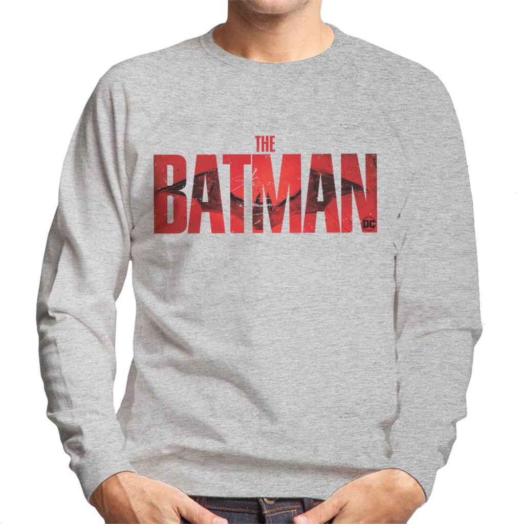 The Batman Red Logo Bat Signal Men's Sweatshirt product image 4