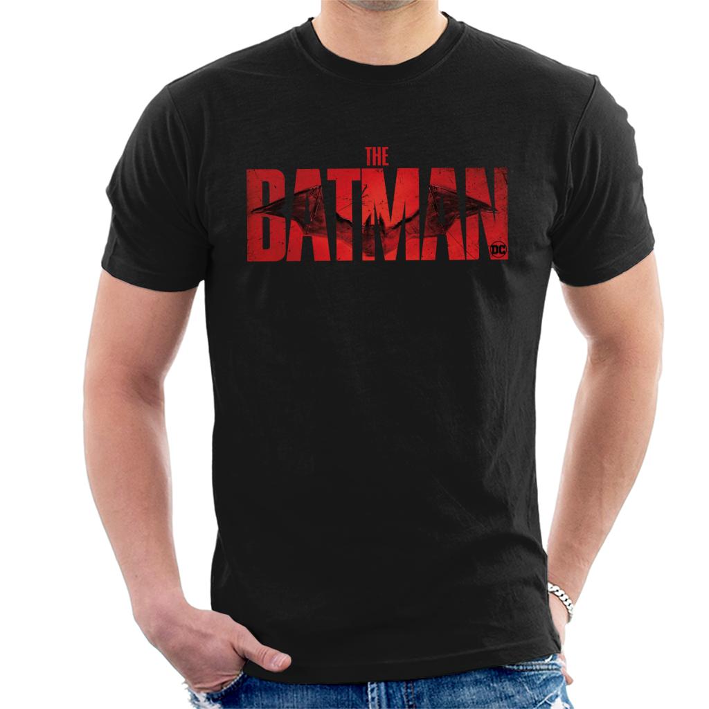 The Batman Red Logo Bat Signal Men's T-Shirt product image 1