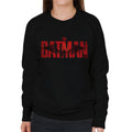 The Batman Red Logo Bat Signal Women's Sweatshirt product image 1