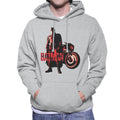 The Batman Red Logo Motorbike Men's Hooded Sweatshirt product image 1