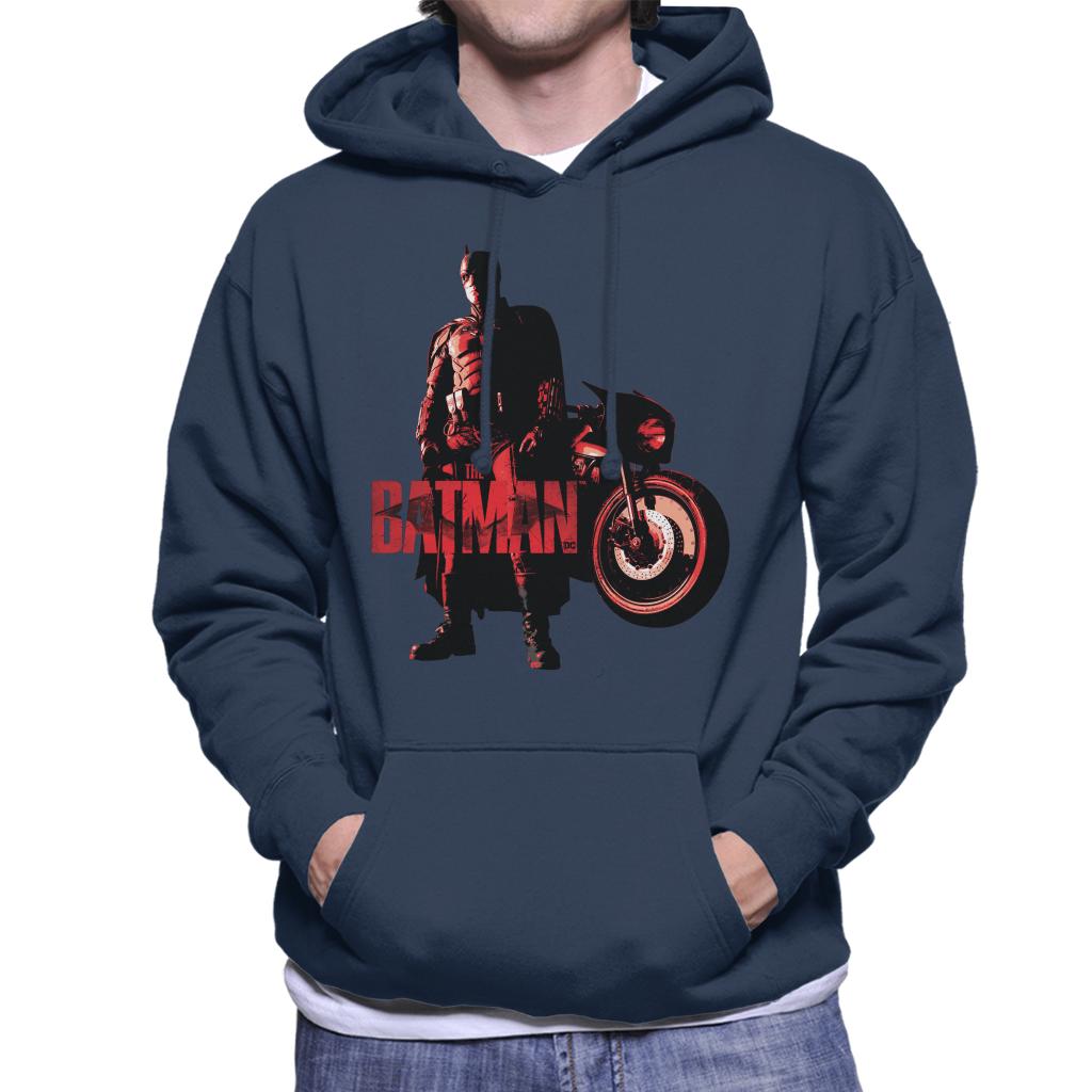 The Batman Red Logo Motorbike Men's Hooded Sweatshirt product image 4