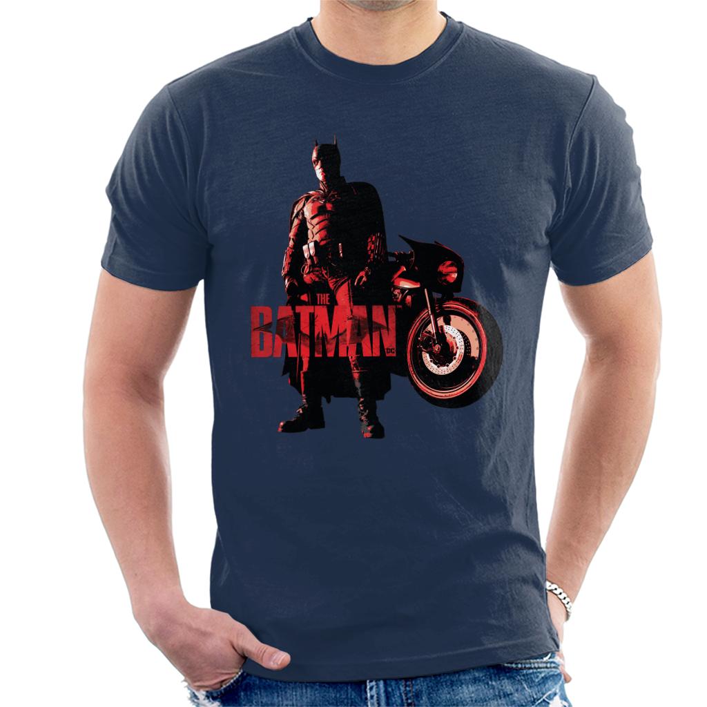 The Batman Red Logo Motorbike Men's T-Shirt product image 4