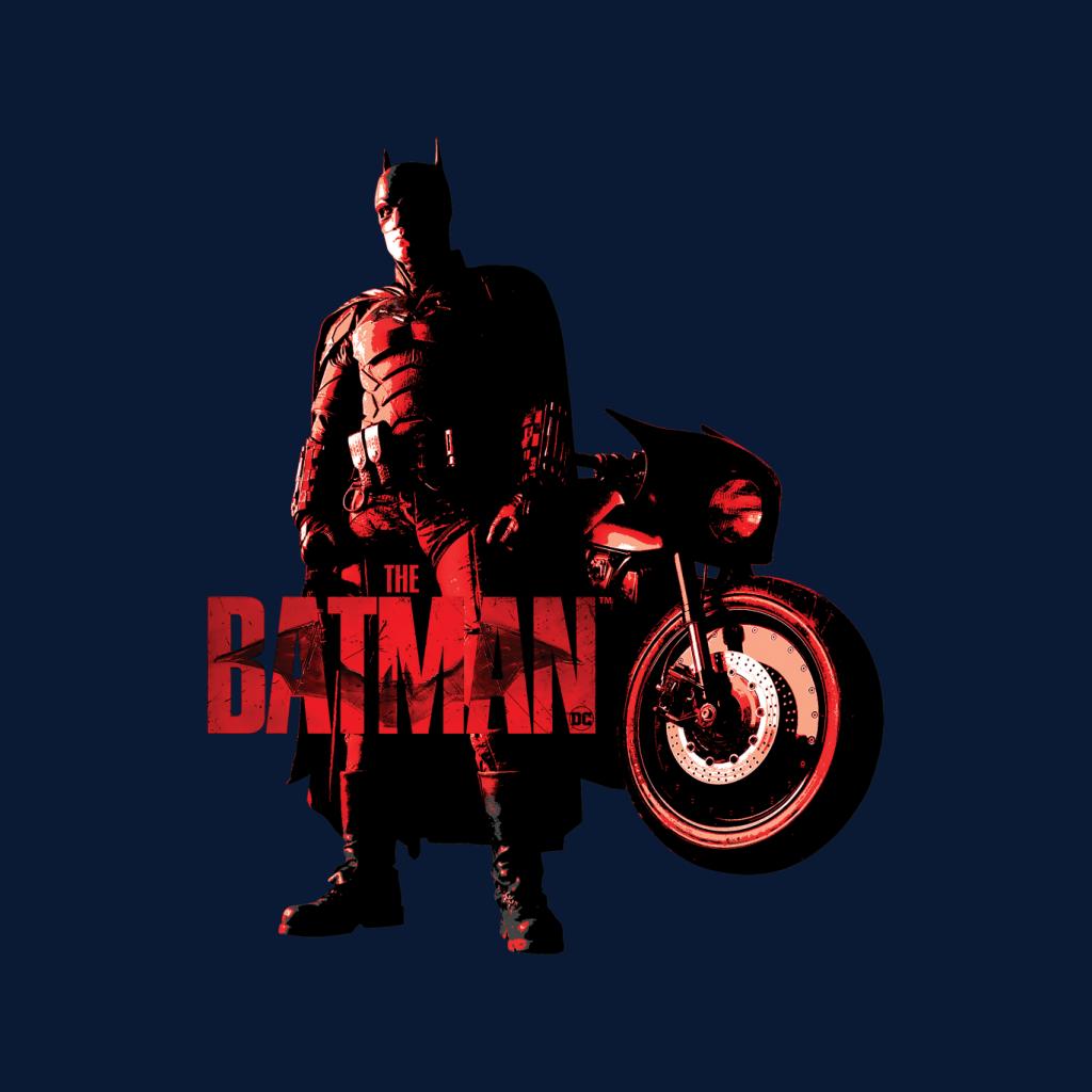 The Batman Red Logo Motorbike Men's T-Shirt product image 5