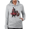 The Batman Red Logo Motorbike Women's Hooded Sweatshirt product image 1