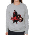 The Batman Red Logo Motorbike Women's Sweatshirt product image 1