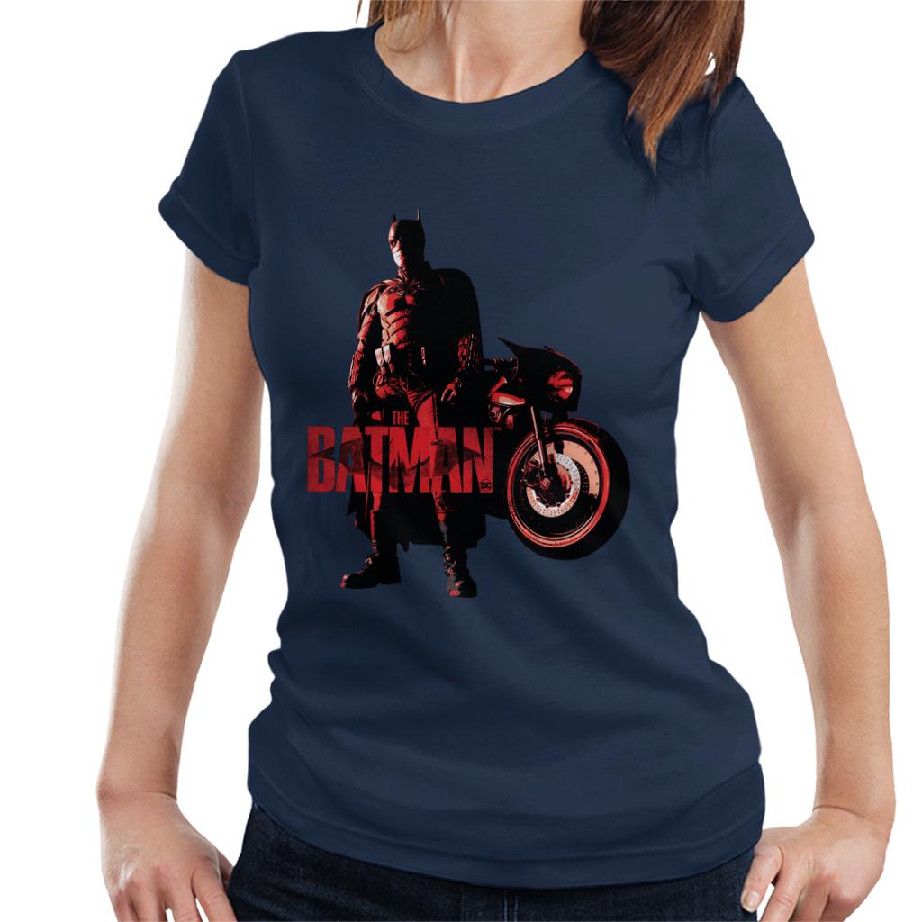 The Batman Red Logo Motorbike Women's T-Shirt product image 4