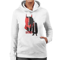 The Batman Batsuit Red Light Women's Hooded Sweatshirt product image 1
