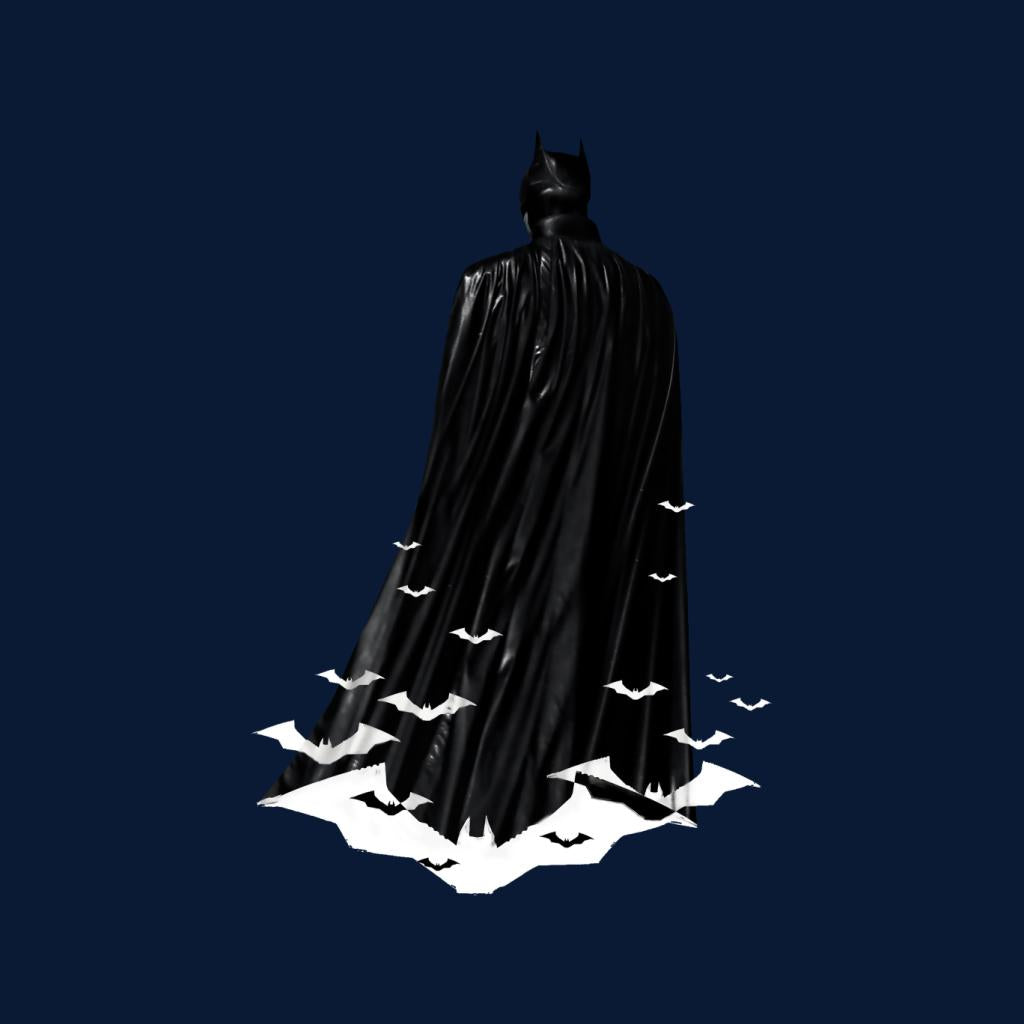 The Batman Cape White Bat Signals Men's T-Shirt product image 5