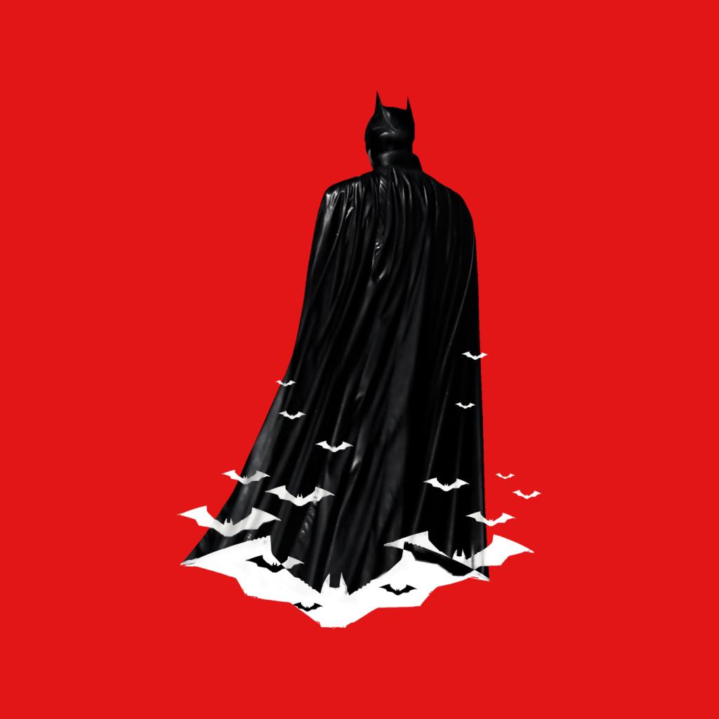 The Batman Cape White Bat Signals Women's Hooded Sweatshirt product image 7