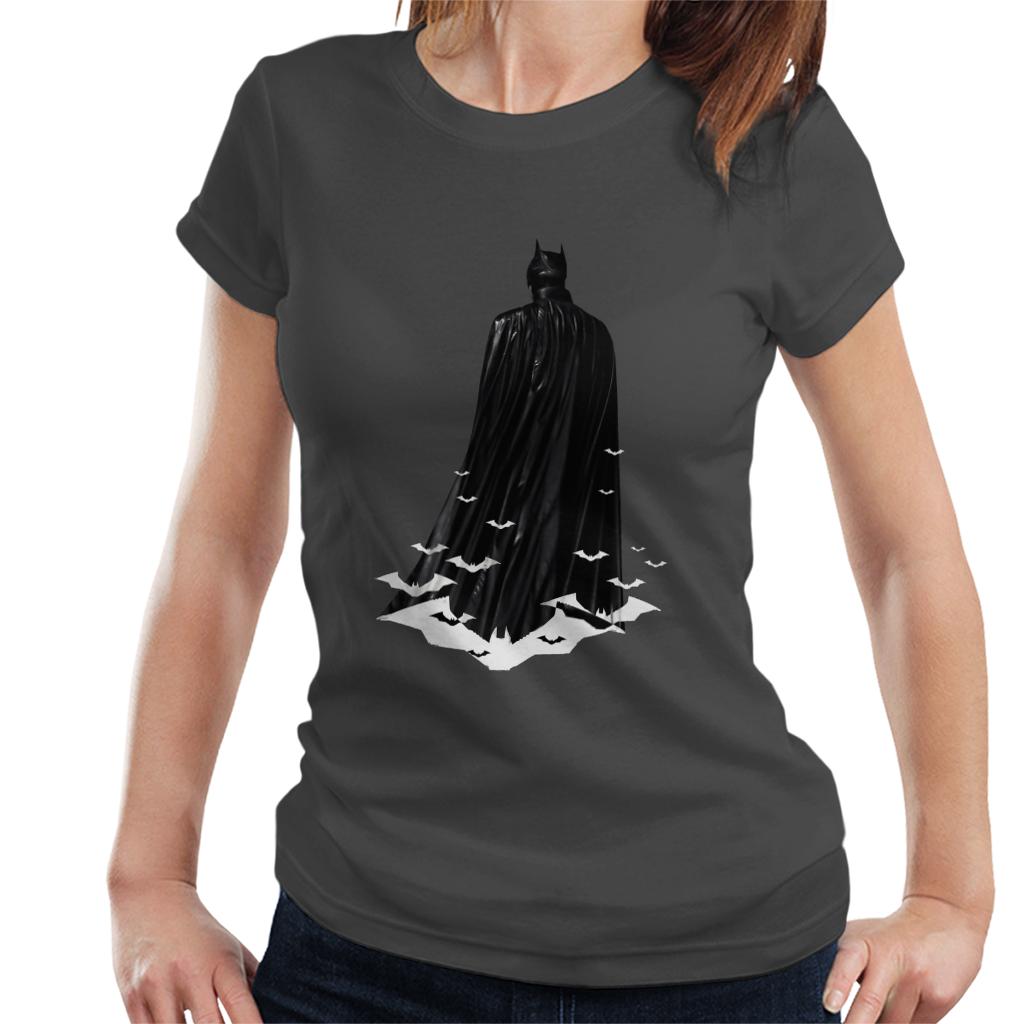 The Batman Cape White Bat Signals Women's T-Shirt product image 1
