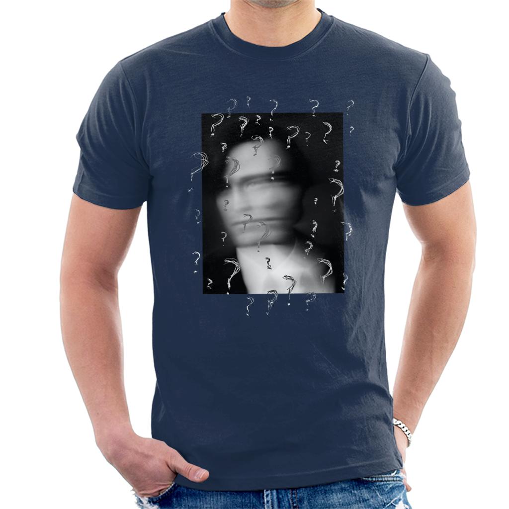 The Batman Bruce Wayne Riddler Question Mark Men's T-Shirt product image 4
